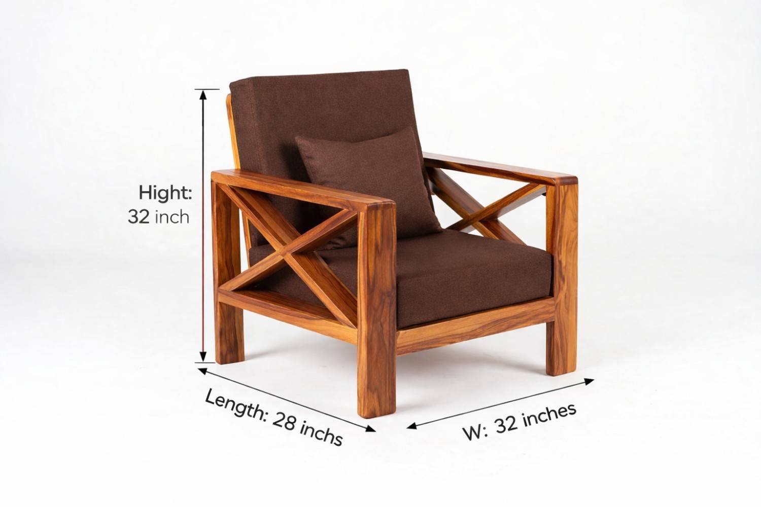 The Emperor’s Crown Signature Sheesham Sofa