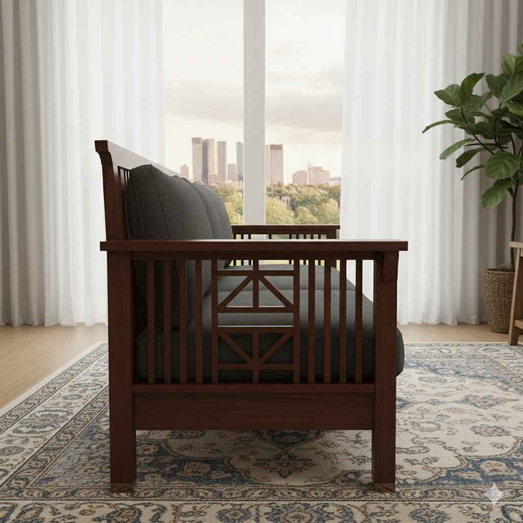 Heritage Royale Handcrafted Sheesham Living Room Sofa