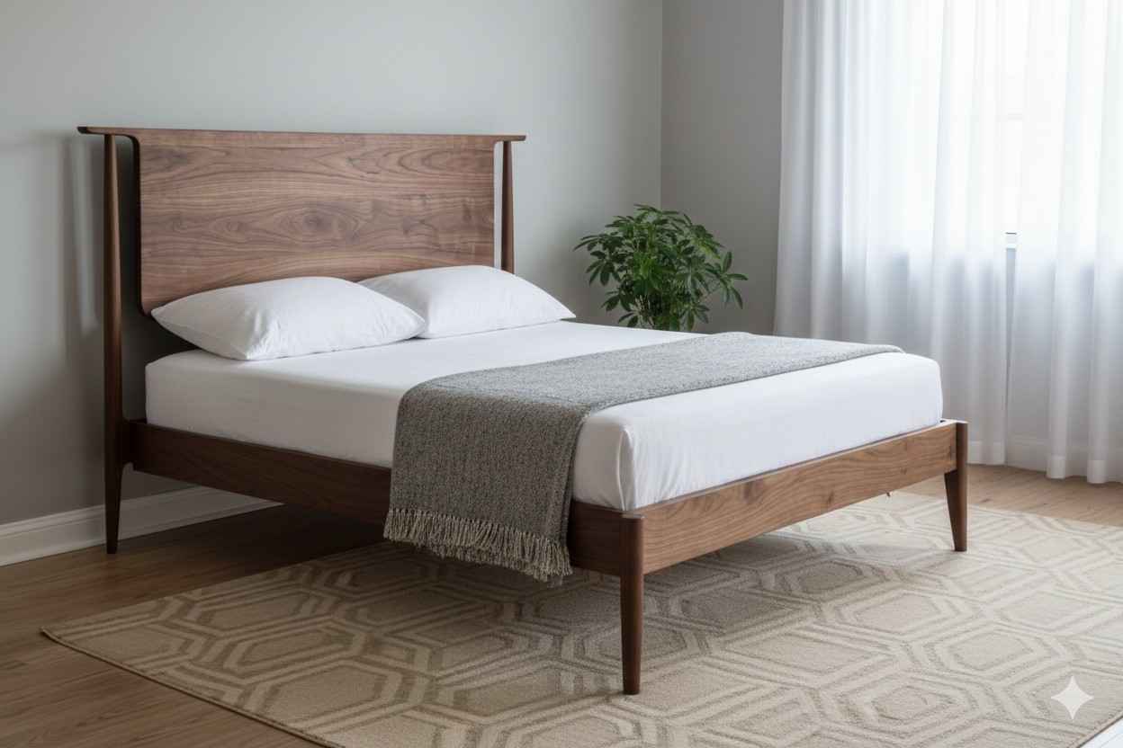 Premium Solid Sheesham Luxury Bedroom Bed