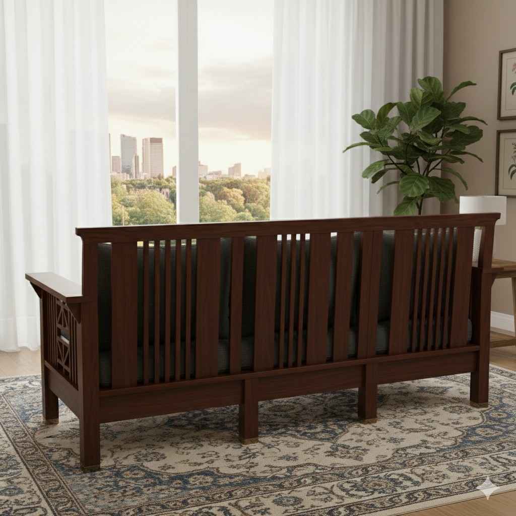 Heritage Royale Handcrafted Sheesham Living Room Sofa