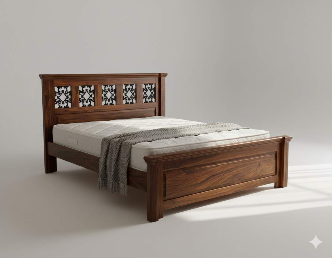 Royal Crest Grand Designer Solid Sheesham Bed