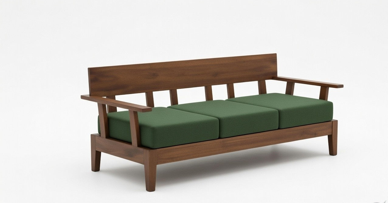 Heritage Solid Sheesham Wood Luxury Sofa Set with Modern Finish