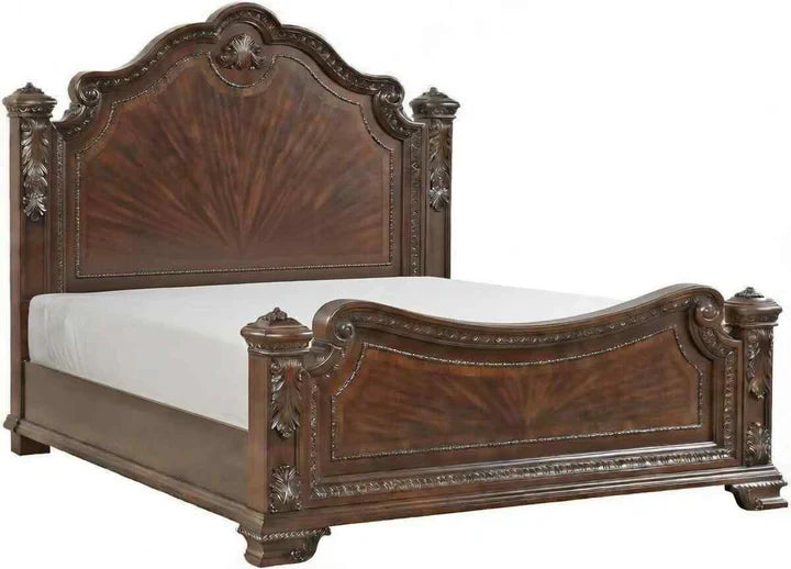 Premium Solid Sheesham Wood Bed With Drawer Storage And Elegant Wooden Finish By Sarve Furniture