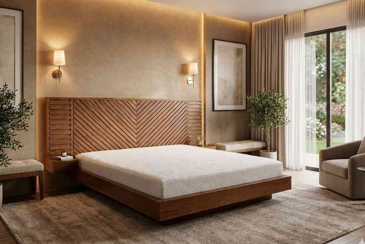 The Opulent Empire Crown Signature Designer Palace Bed With Finish by Sarve Furniture