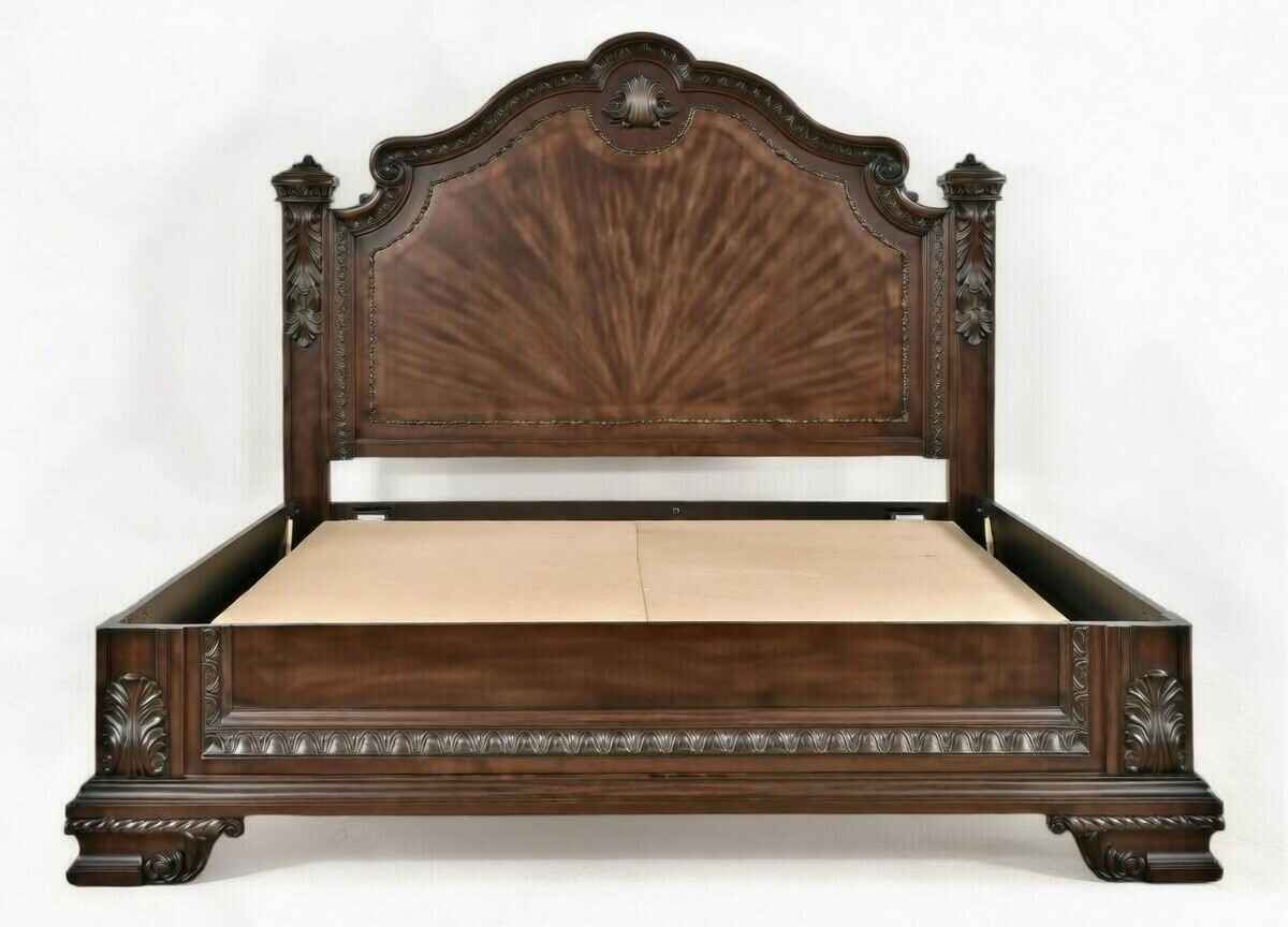 Royal Monarch Premium Bedroom King Size Bed with Elegant Finish