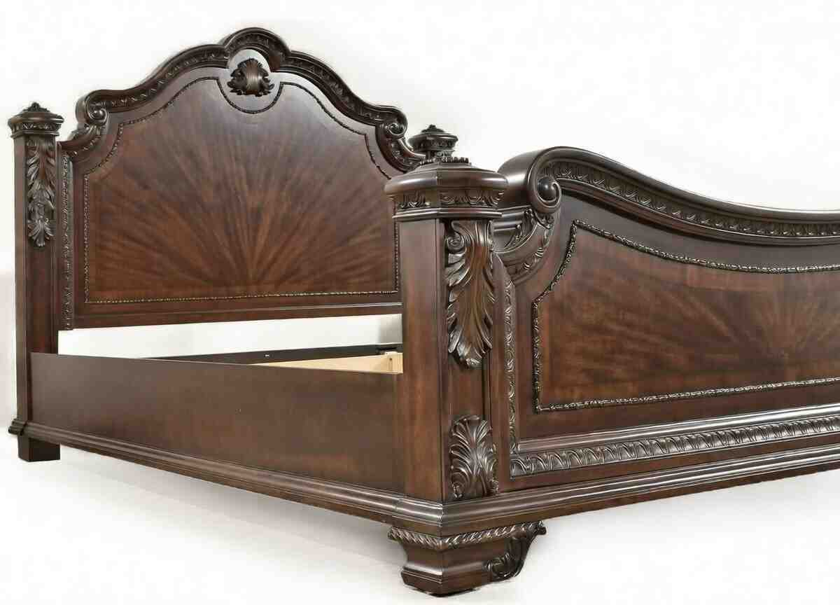 Heritage Royale Premium Handcrafted King Size Bed