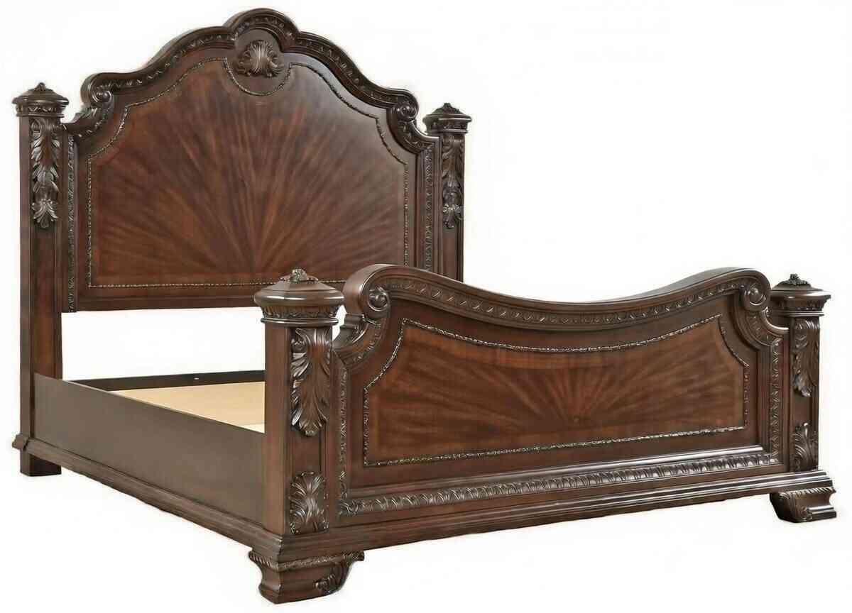 Heritage Royale Premium Handcrafted King Size Bed