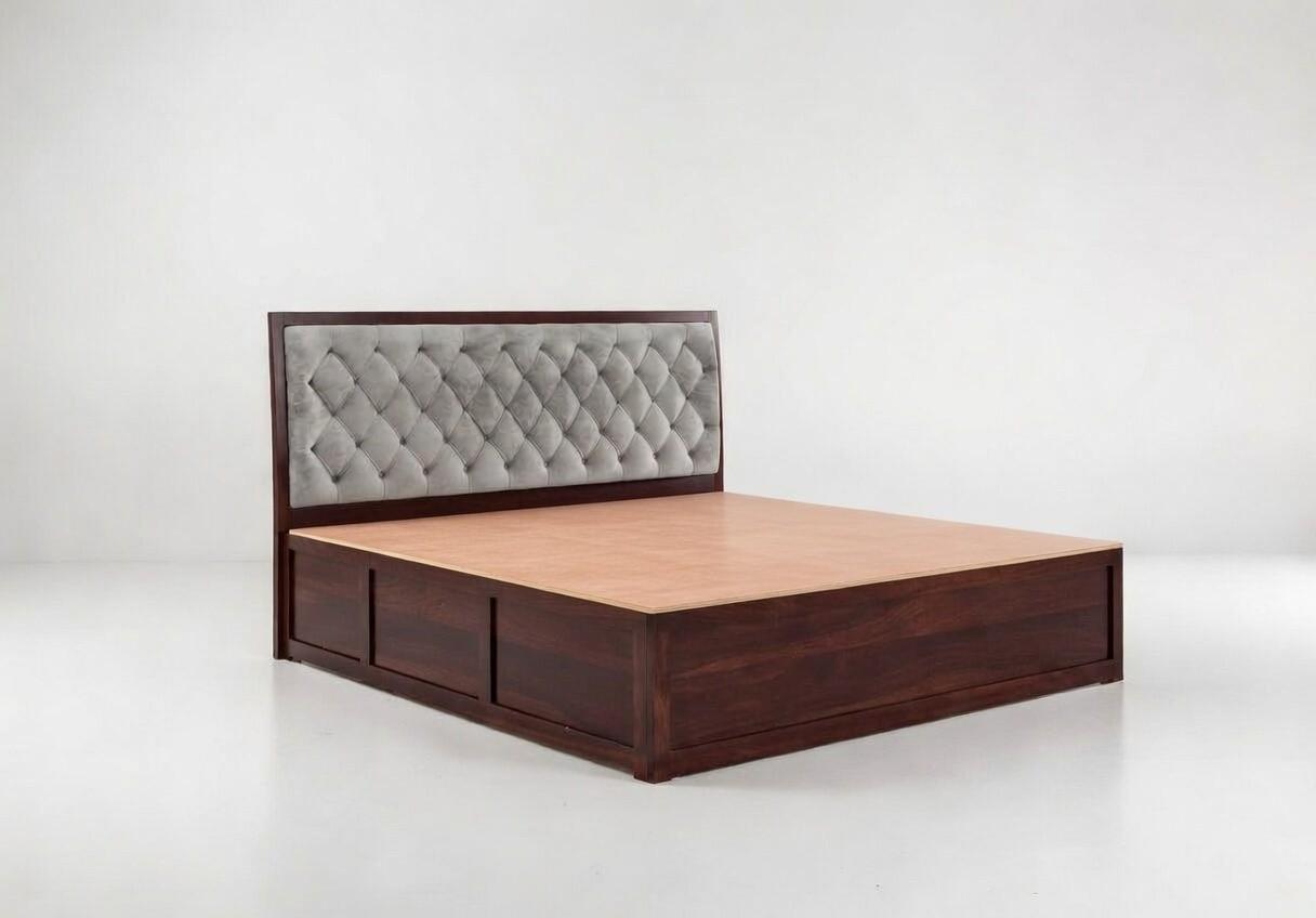 Imperial Dynasty Classic Solid Sheesham Wood King Bed