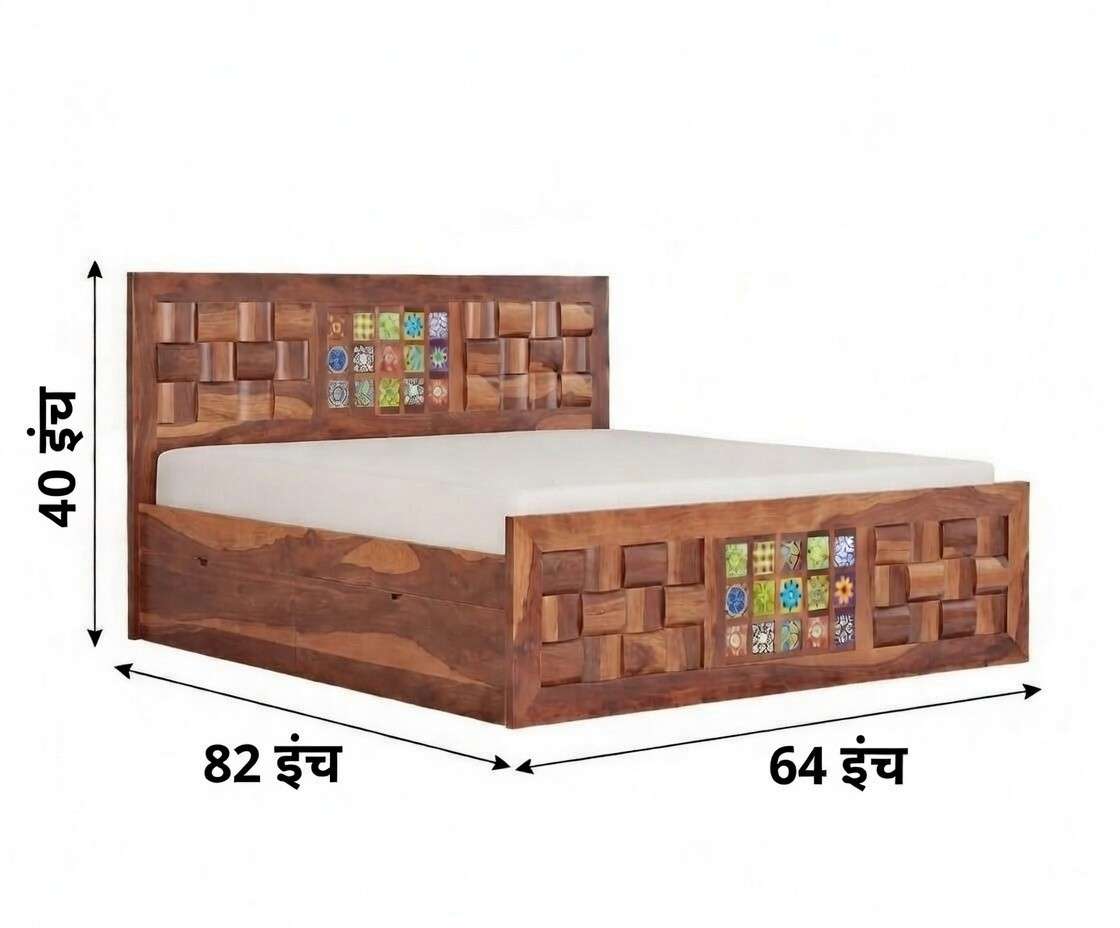Maharaja Elite Handcrafted Premium King Size Bed