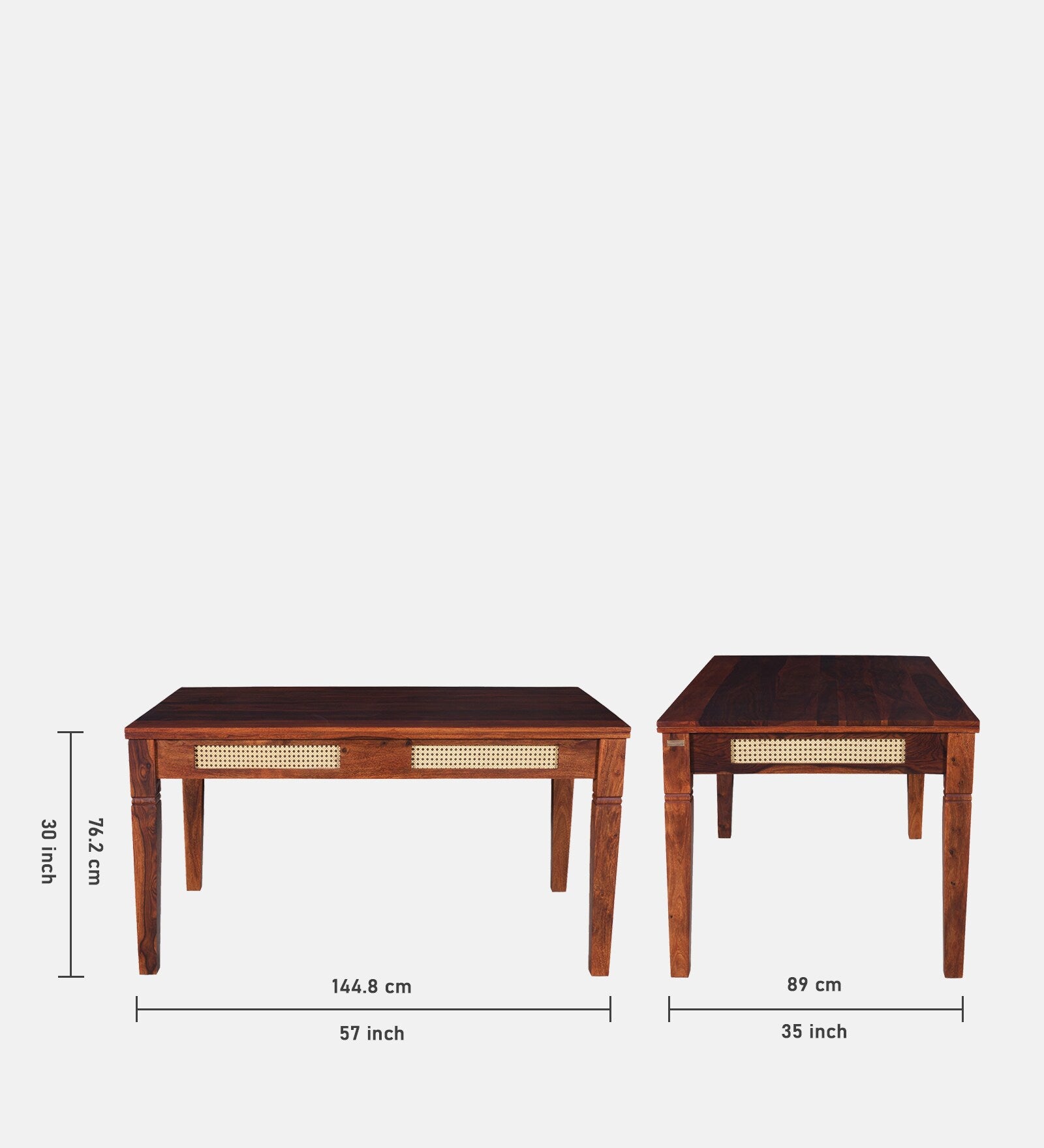 Royal Zenith Solid Sheesham Dining Table Set