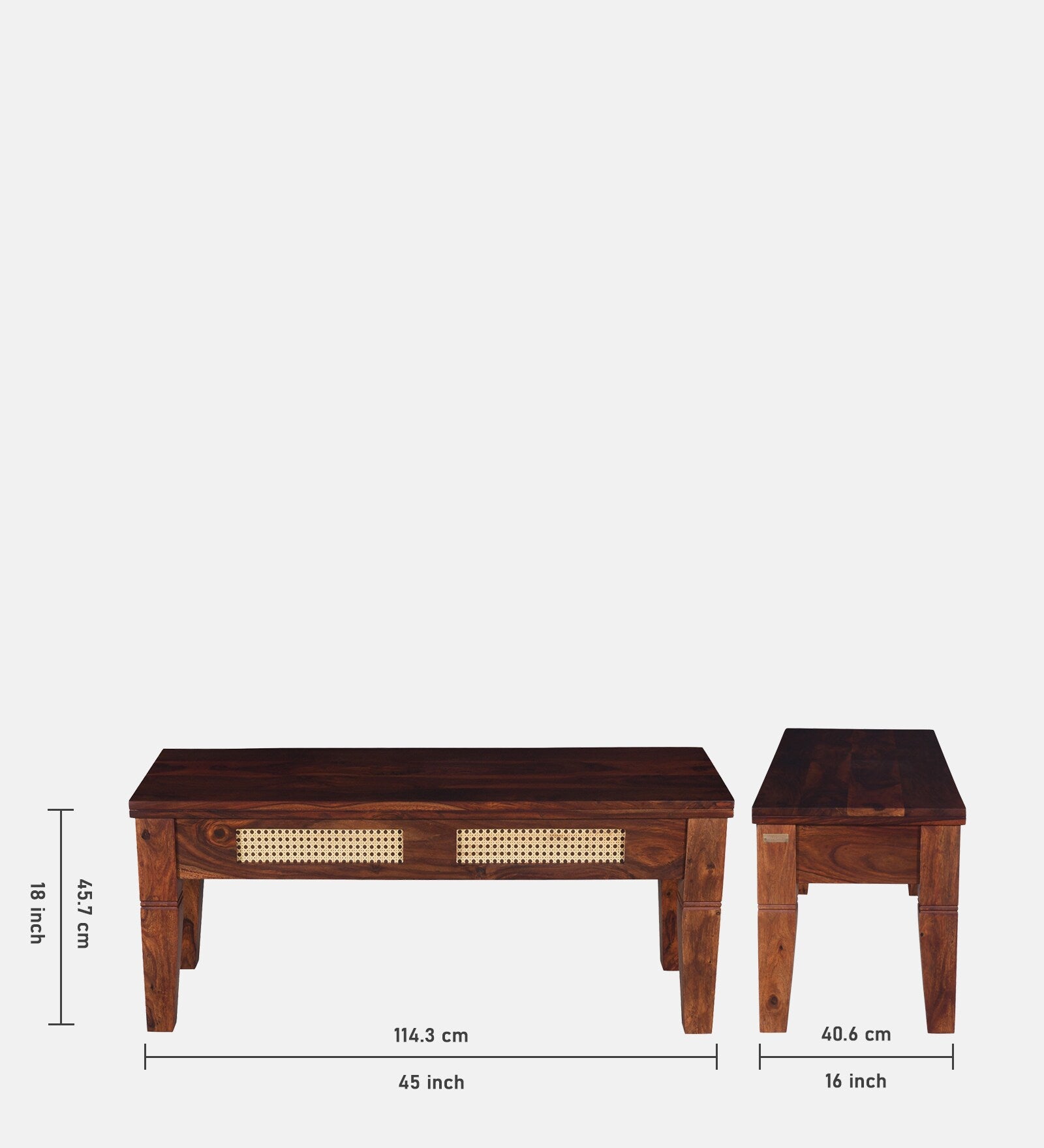 Royal Zenith Solid Sheesham Dining Table Set