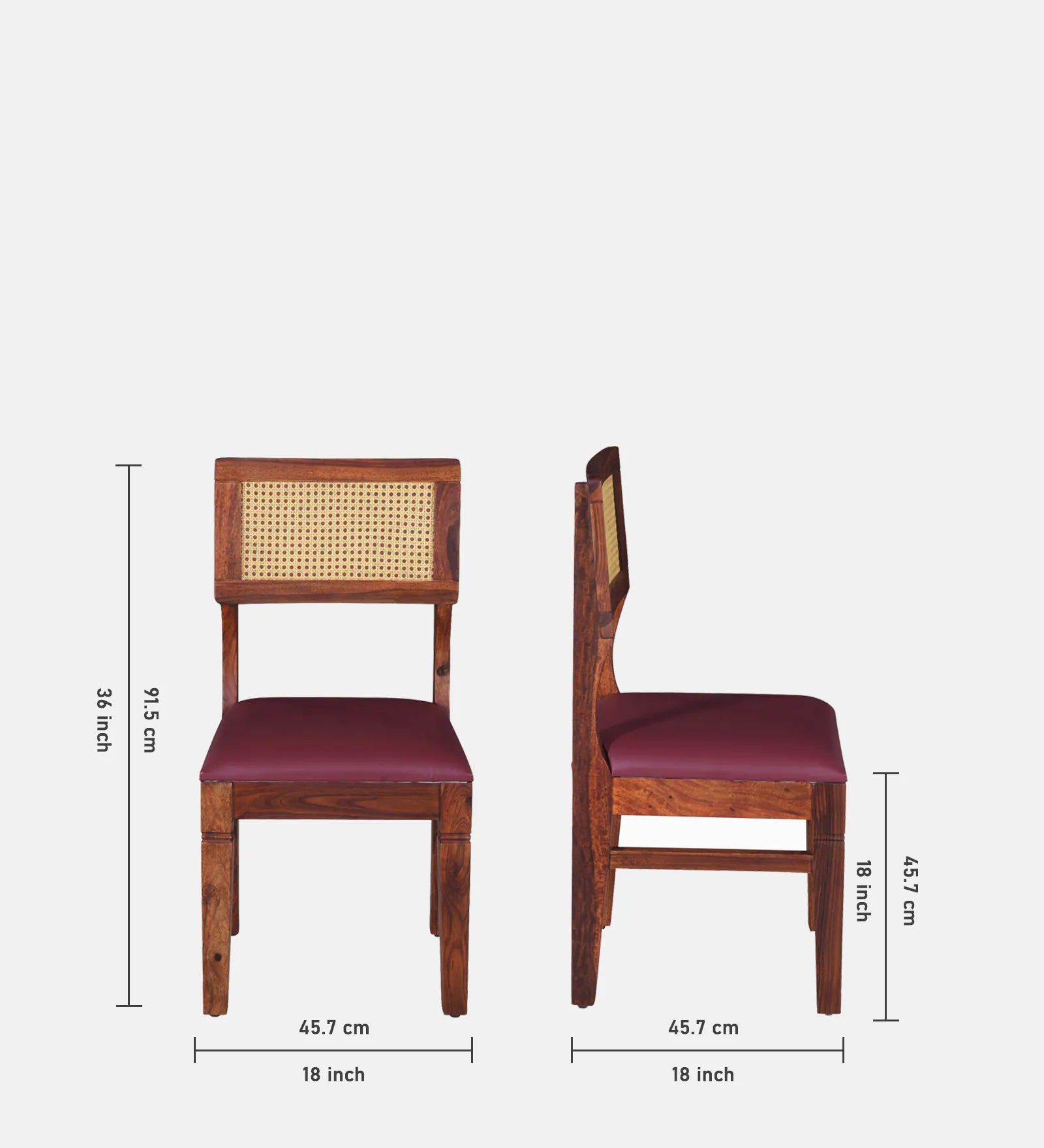 Royal Zenith Solid Sheesham Dining Table Set