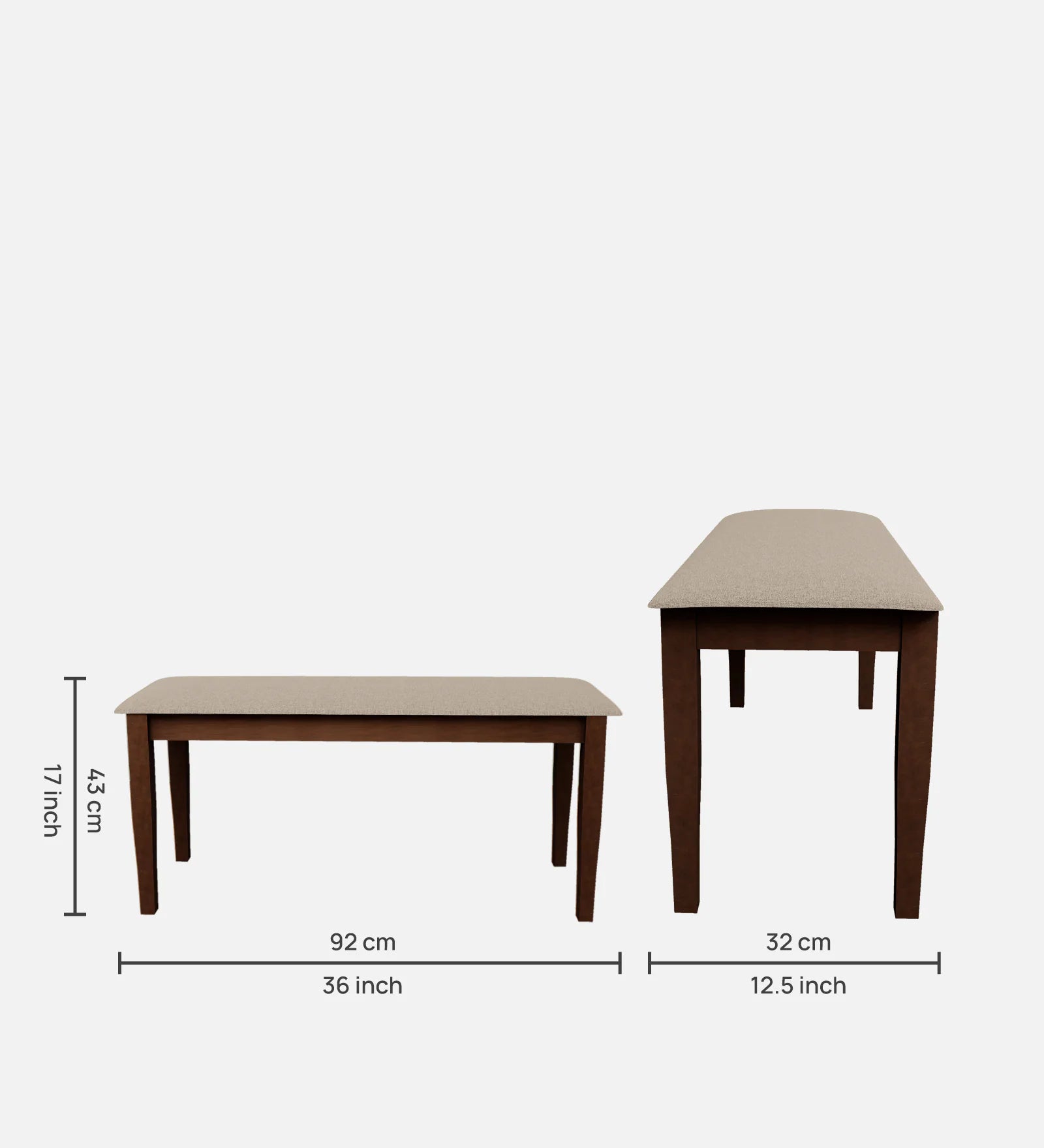 Imperial Aura Solid Sheesham 6 Seater Dining Table