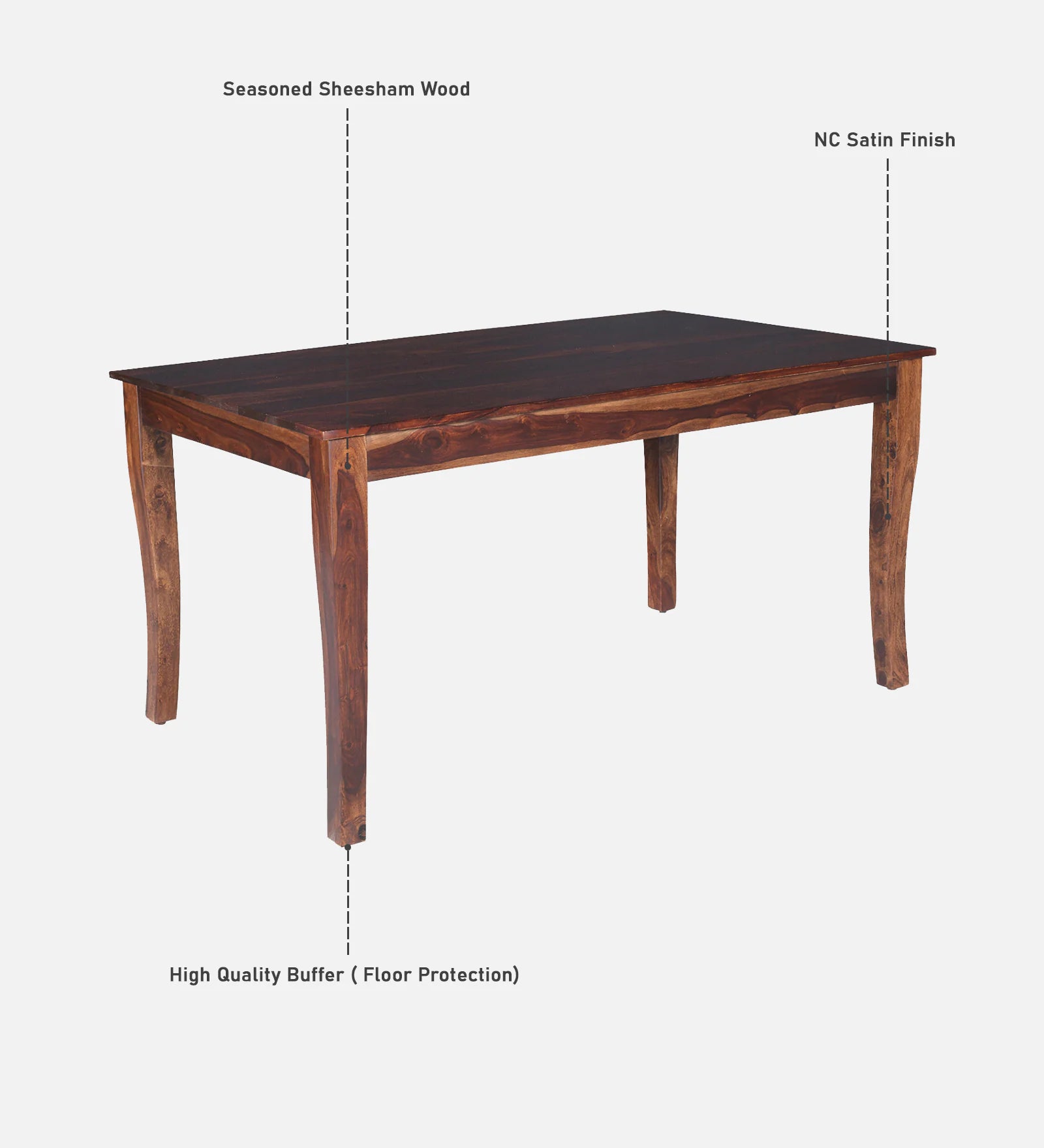 Shahi Verona Solid Wood Dining Collection Table Set