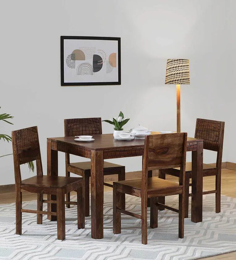 Opulent Palace Solid Wood Dining Table set