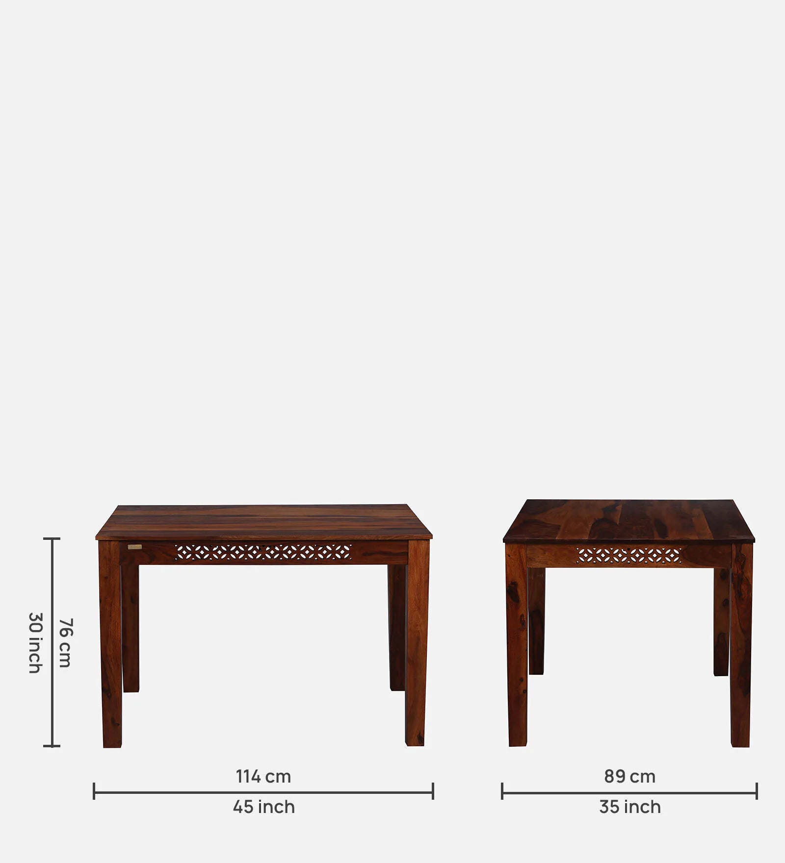 Royal Heritage Solid Sheesham Wooden Dining Table Set