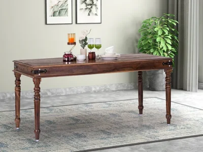 Premium wooden dining table with minimal design for modern urban homes