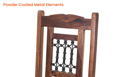 Dining Table Set Contemporary with Minimalist Chairs and Teak Wood Finish Online Furniture - Image 8