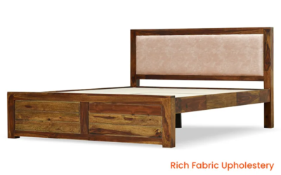 Premium Sheesham Wooden Bed Without Storage By Sarve Furniture - Image 5