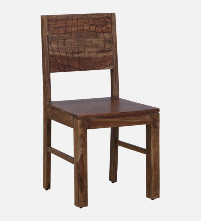 Minimalist Dining Table Wooden Set with Sleek Legs and Soft Cushioned Chairs - Image 4
