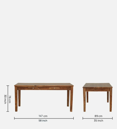 Heavy Wooden Dining Set with Extra Strong Table and Chairs For Kitchen - Image 9