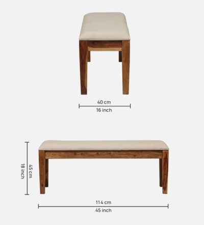 Heavy Wooden Dining Set with Extra Strong Table and Chairs For Kitchen - Image 10