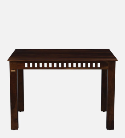 Spacious Dining Set for 4 with Premium Wooden Frame and Polished Top - Image 9