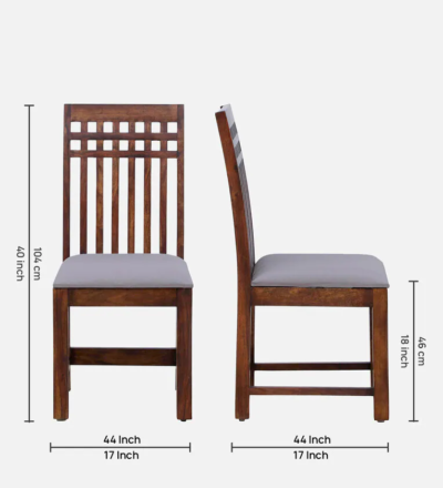 Spacious Dining Set for 4 with Premium Wooden Frame and Polished Top - Image 10