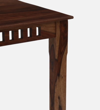 Affordable 4 Seater Dining Table with Compact Wooden Frame and Cushions - Image 7