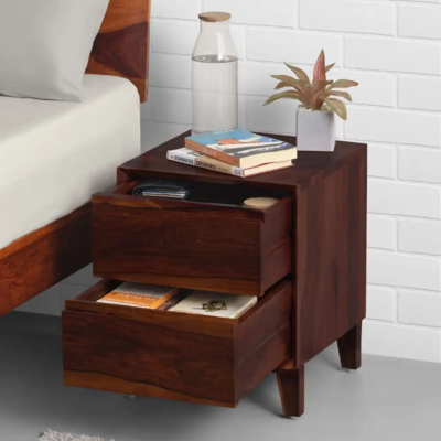 Karshan Solid Wood Bedside Tables - Image 2