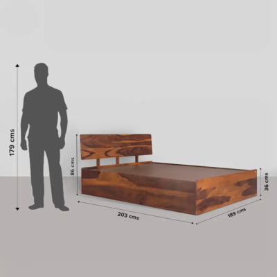 Karshan Sheesham Solid Wood Storage Beds - Image 7