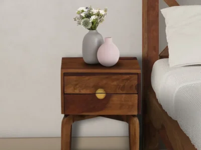 Kulsi Solid Wood Bedside Table