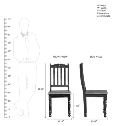 Scandinavian Style Dining Set in Solid Wood with Angled Legs For Kitchen - Image 4