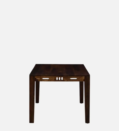 Classic Teak Dining Set Online with Traditional Leg Carvings and Backrest - Image 5