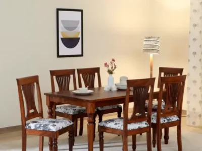 Morden Solid Wood 6 Seater Dining Set By Sarve Furniture