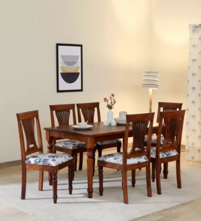 Morden Solid Wood 6 Seater Dining Set By Sarve Furniture