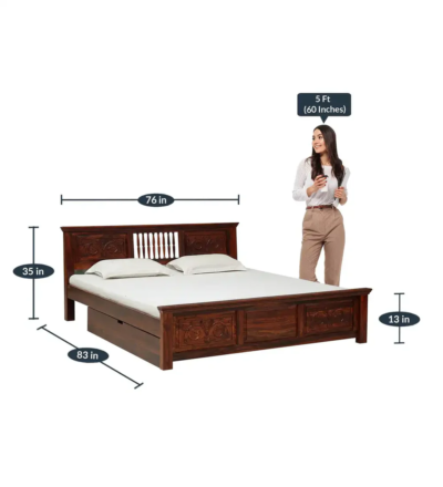 Prism Rest Platform Bed With Drawer Storage Online Furniture Store - Image 12