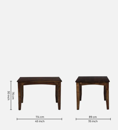 Luxury Teak Wood Dining Set with Premium Upholstered Chairs Online - Image 11