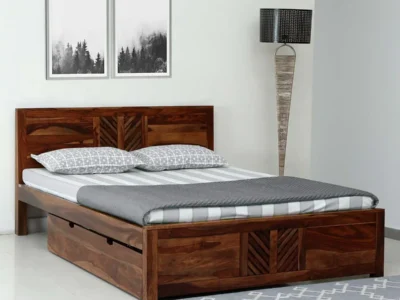 AeroSlumber Adjustable Bed with Storage and Drawer – Queen Size