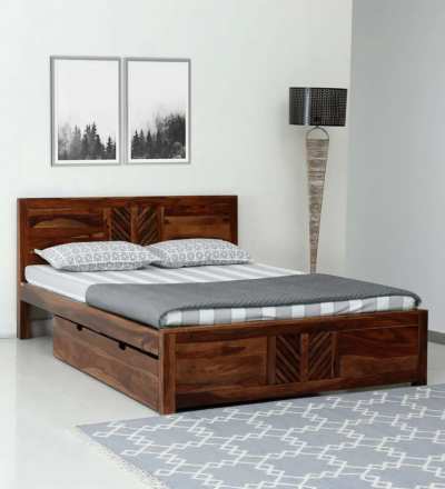 AeroSlumber Adjustable Bed with Storage and Drawer – Queen Size