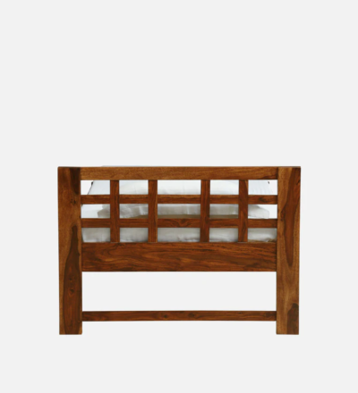 Handcrafted Wooden Single Bed with Strong Legs and Natural Finish - Image 5