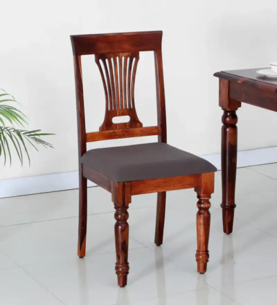 Rheerel solid Sheesham wood dining chairs set of 2 with ergonomic design by Sarve Furniture
