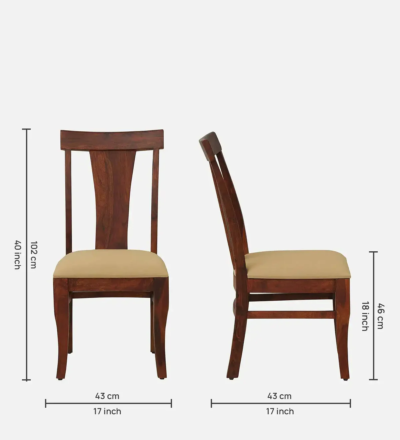 Traditional Wooden Dining Set with Polished Wood Table and Comfortable - Image 9