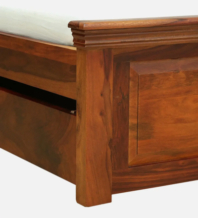 Sanishka Wooden Storage Bed With Drawer By Sarve Furniture - Image 3