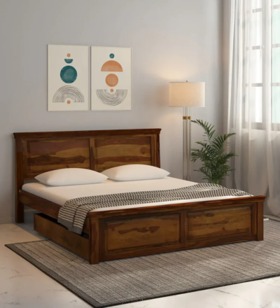 Sanishka Wooden Storage Bed With Drawer By Sarve Furniture - Image 11