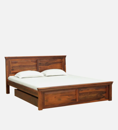 Sanishka Wooden Storage Bed With Drawer By Sarve Furniture - Image 4