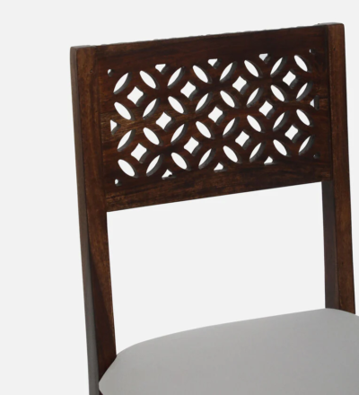Classic Dining Set with Sheesham Wood Construction and Padded Chair Seats - Image 3