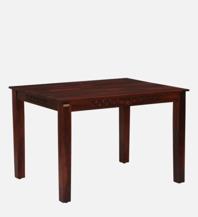 Classic Dining Set with Sheesham Wood Construction and Padded Chair Seats - Image 6