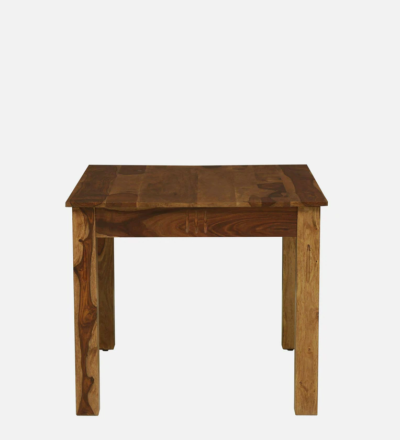 Wooden Frame Dining Table Set with Rustic Chairs and Rectangular Top Design - Image 9