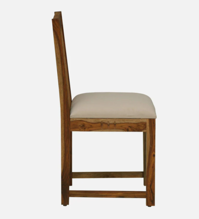 Wooden Frame Dining Table Set with Rustic Chairs and Rectangular Top Design - Image 4